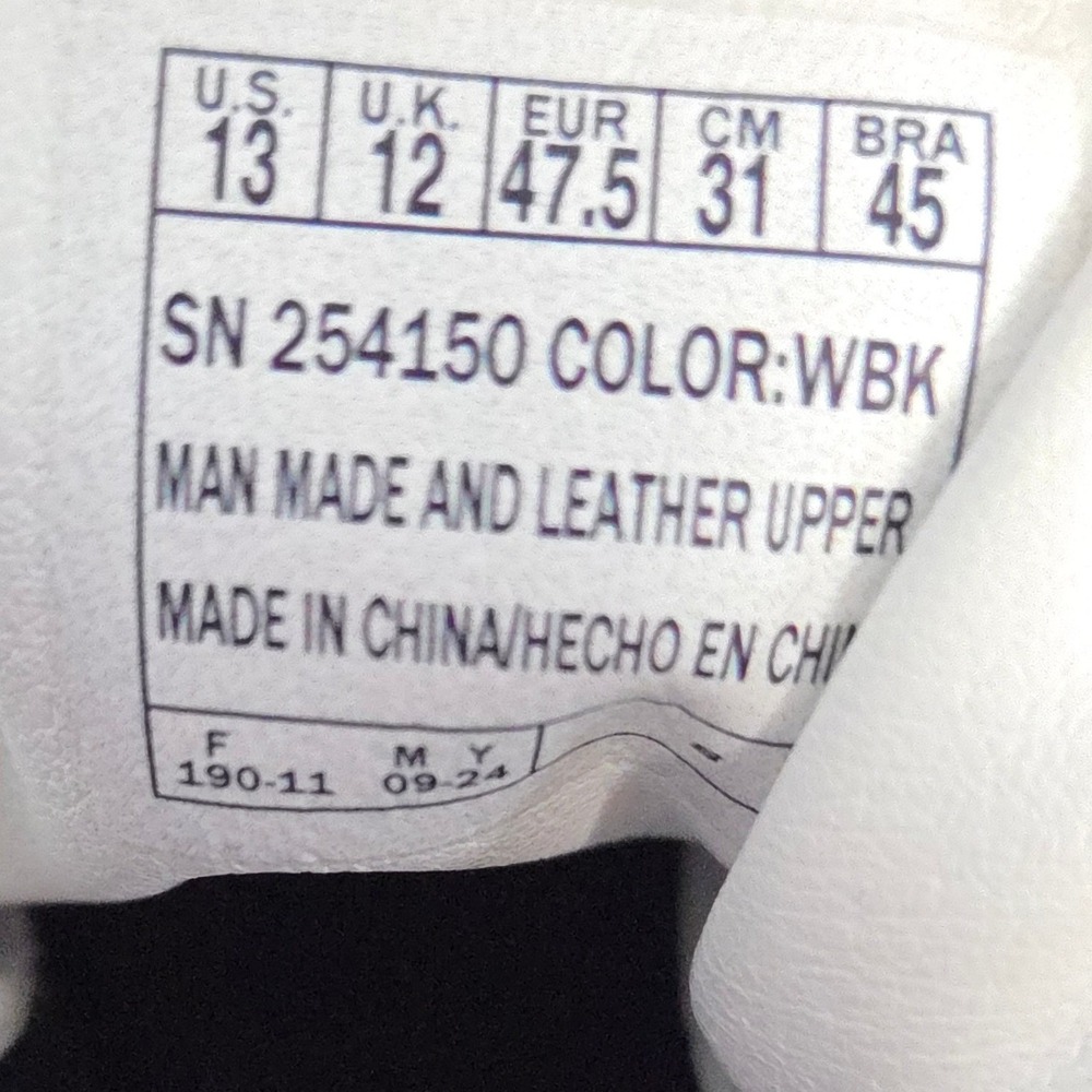 Skechers Hotshot Pyke Sneakers Men 13 White Black Shoes Court Memory Foam NEW - Picture 9 of 9